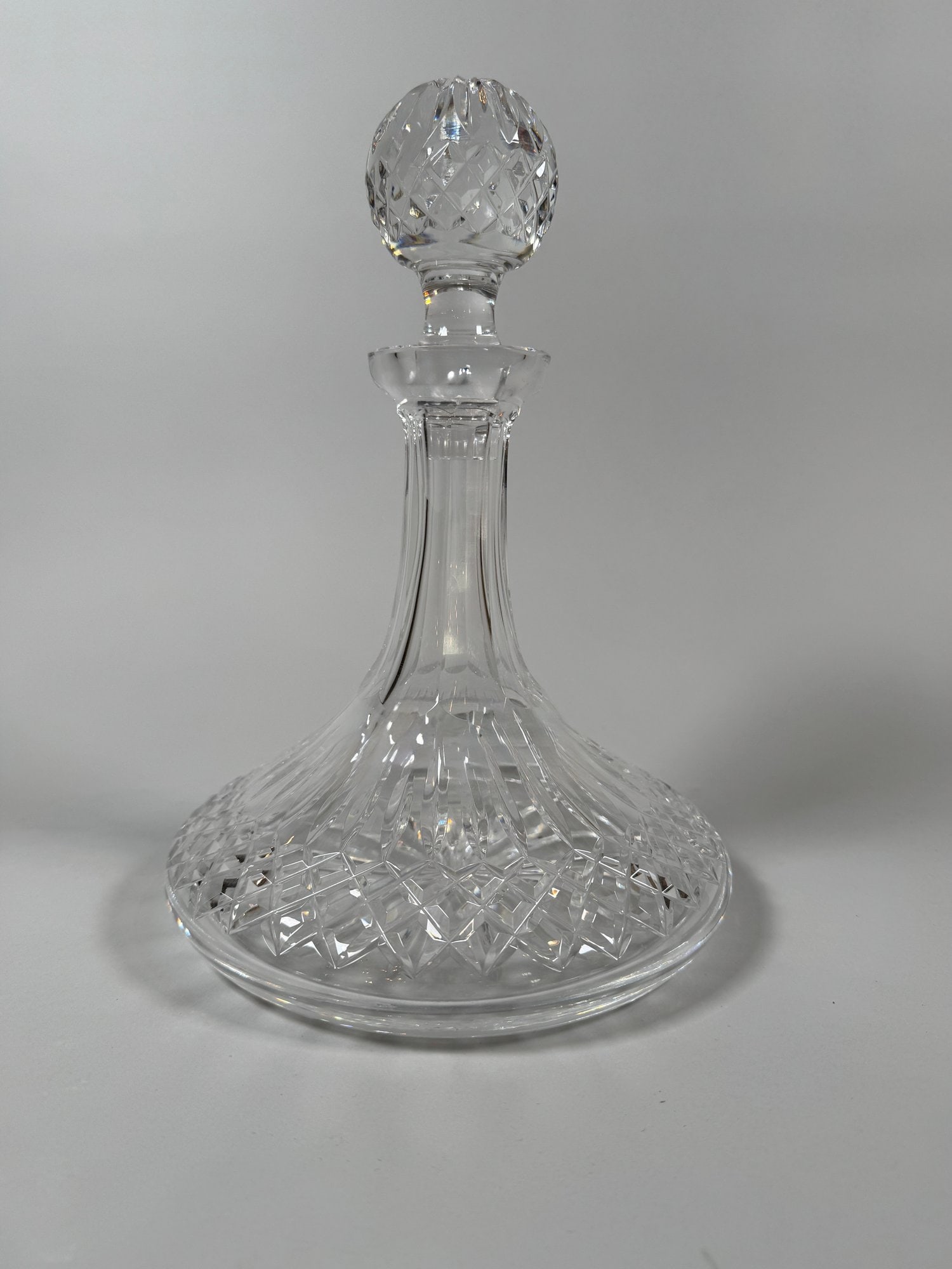 Crystal Decanter, Probably Waterford Lismore Ships (1 of 4)