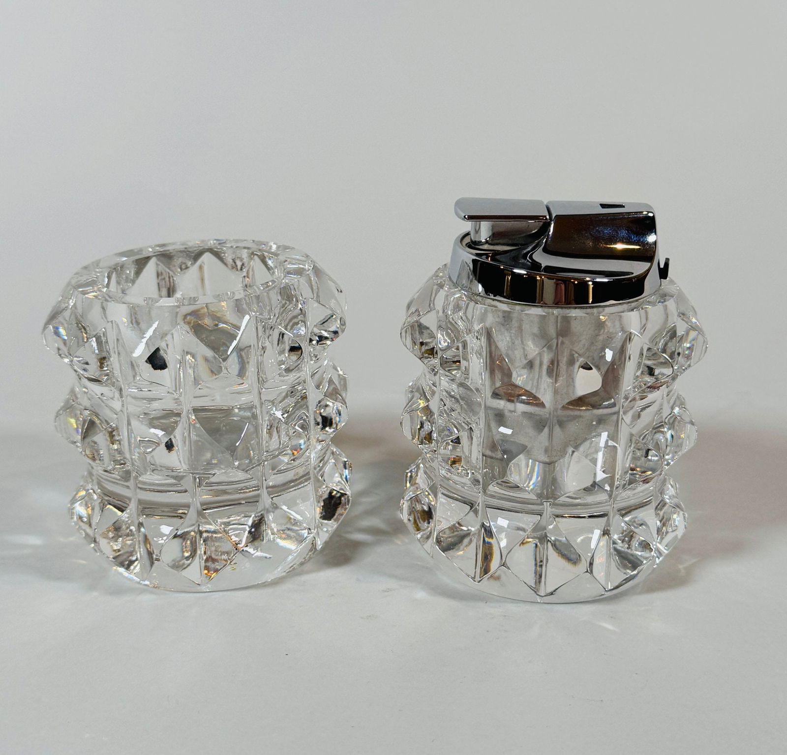 Rosenthal Crystal Votive Candle Holder And Table Lighter (2) (1 of 4)