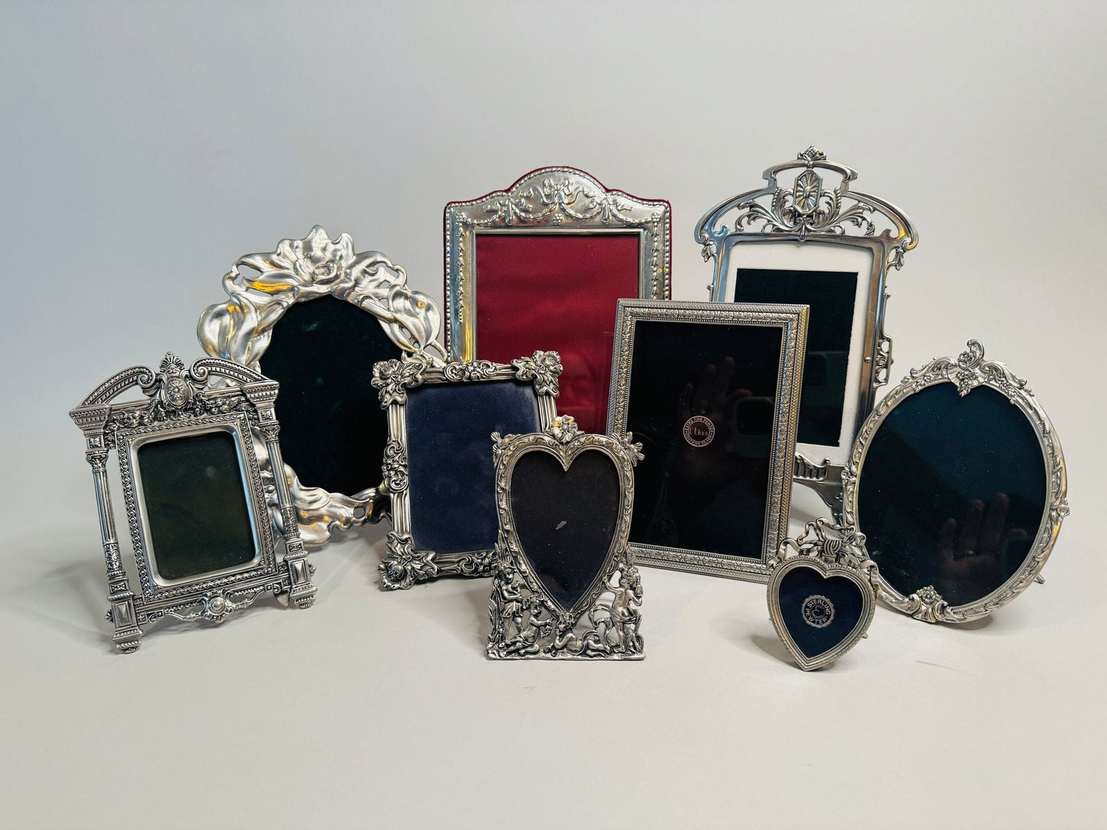 Collection Of Elias Sterling And Extra Fine Pewter Picture Frames (9) (1 of 4)