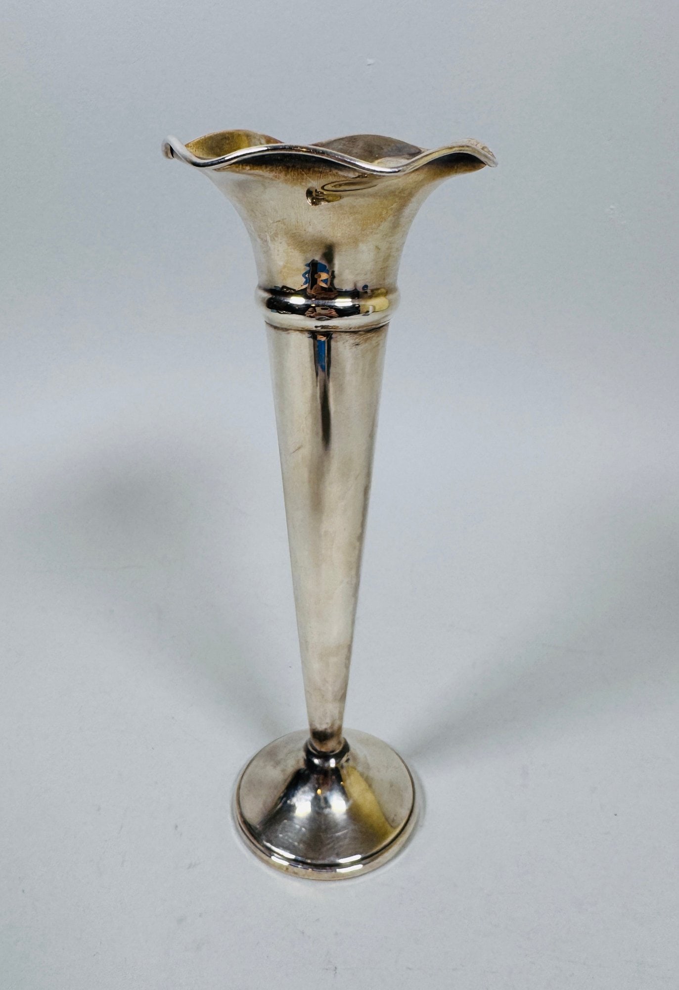 B&M Weighted Sterling Silver Trumpet Vase (1 of 5)