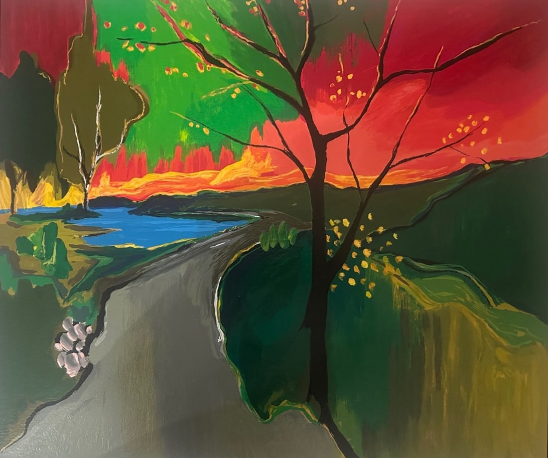 Izchak Tarkay (Israeli, 1935-2012), Landscape, Serigraph On Board, 1980 - 2000 (1 of 5)