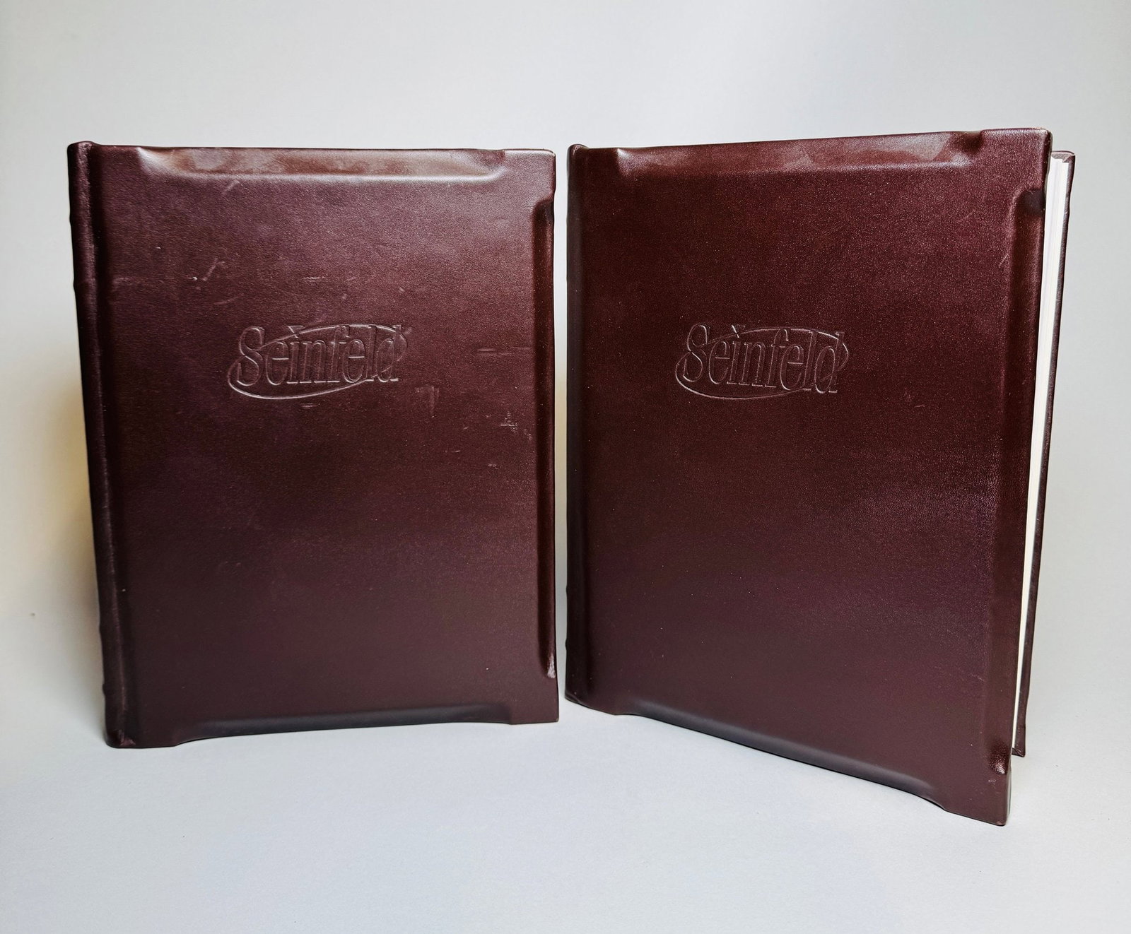 Two-Volume Leather-Bound Seinfeld Top 10 Episodes Script Set, Sony Pictures Television, 2007 (1 of 5)