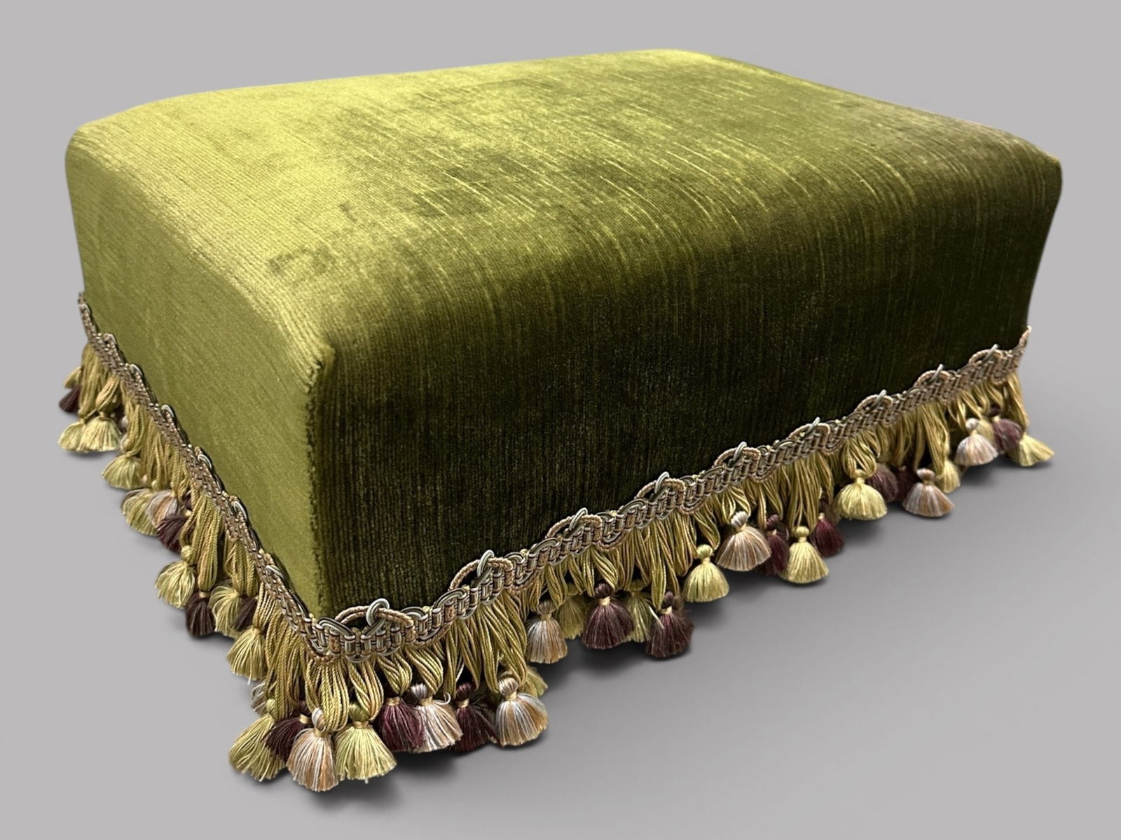 Upholstered Footstool, 20th Century (1 of 3)