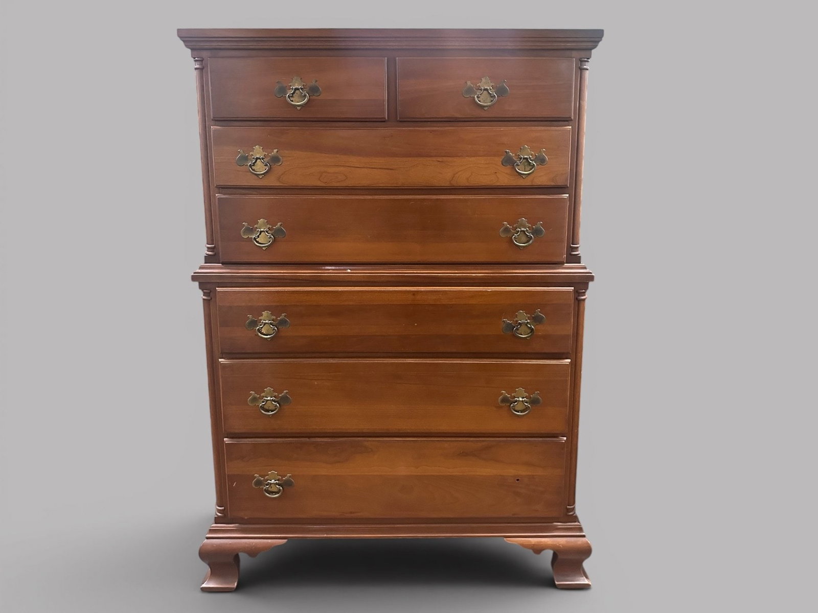 Benck Chippendale Style Tall Chest Of Drawers (1 of 5)