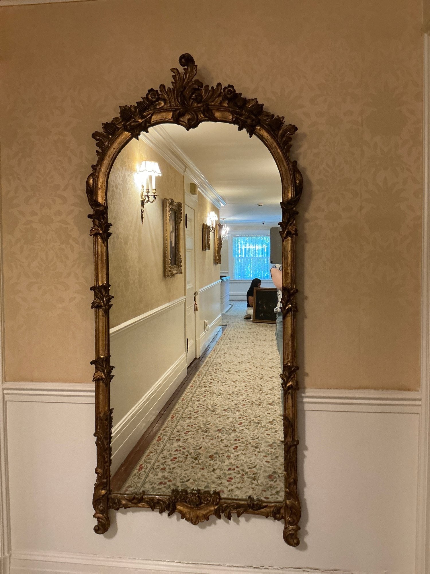 Rococo Revival Carved Giltwood Mirror (1 of 1)