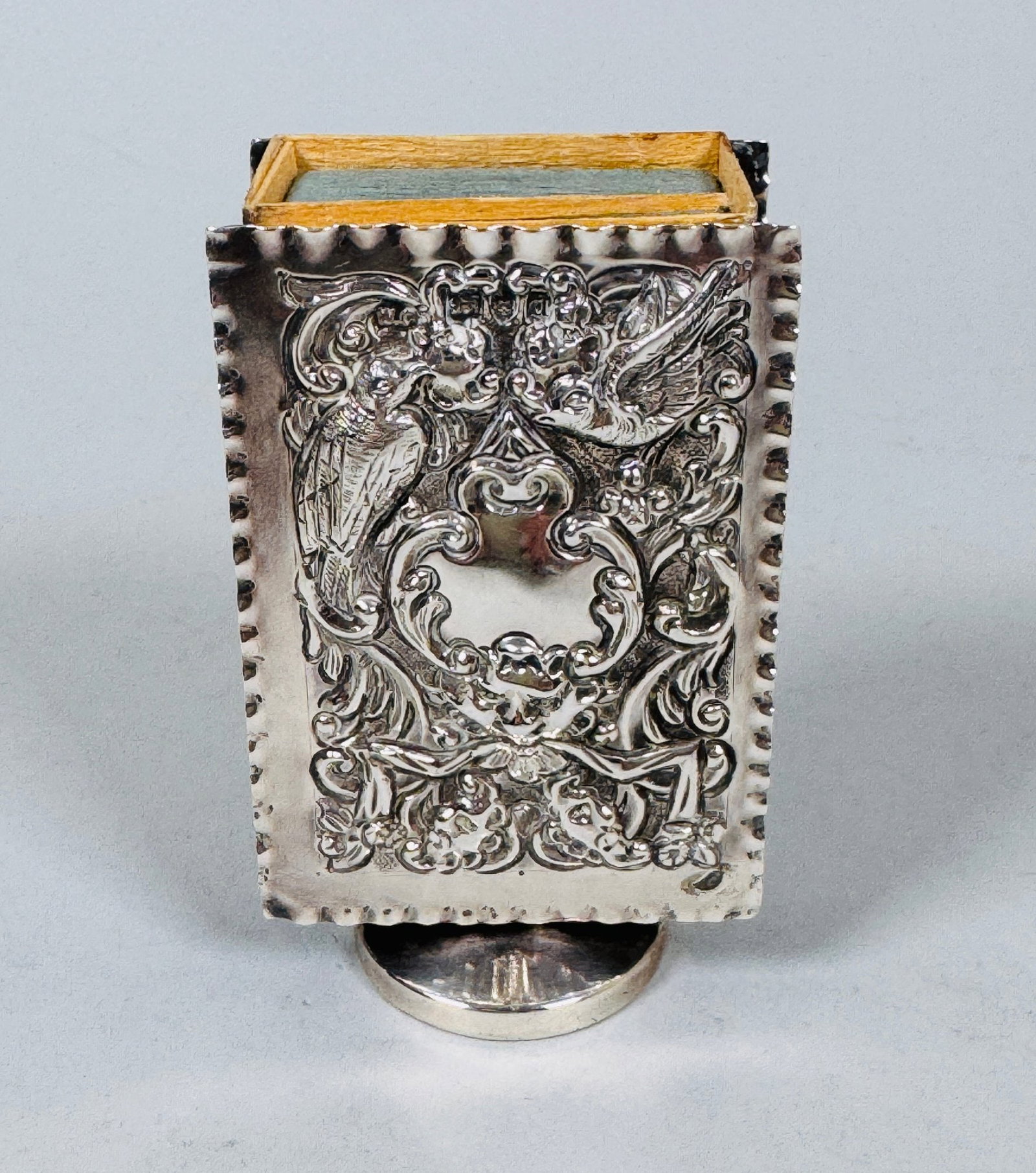 London Sterling Silver Match Safe Vesta Case, 1899 (1 of 4)
