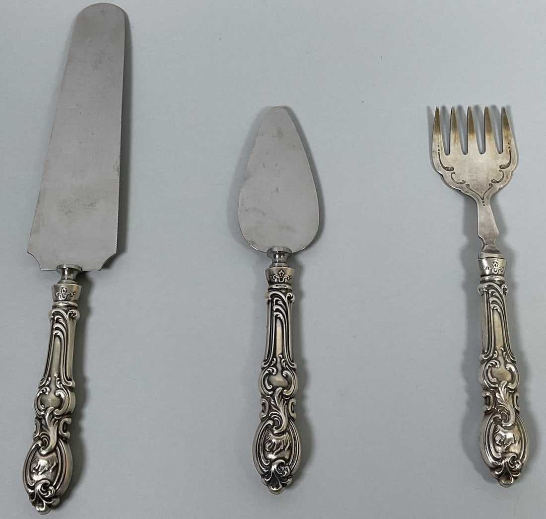 Ambassador Manufacturing Company Sterling Silver Serving Set, Made In England (1 of 5)