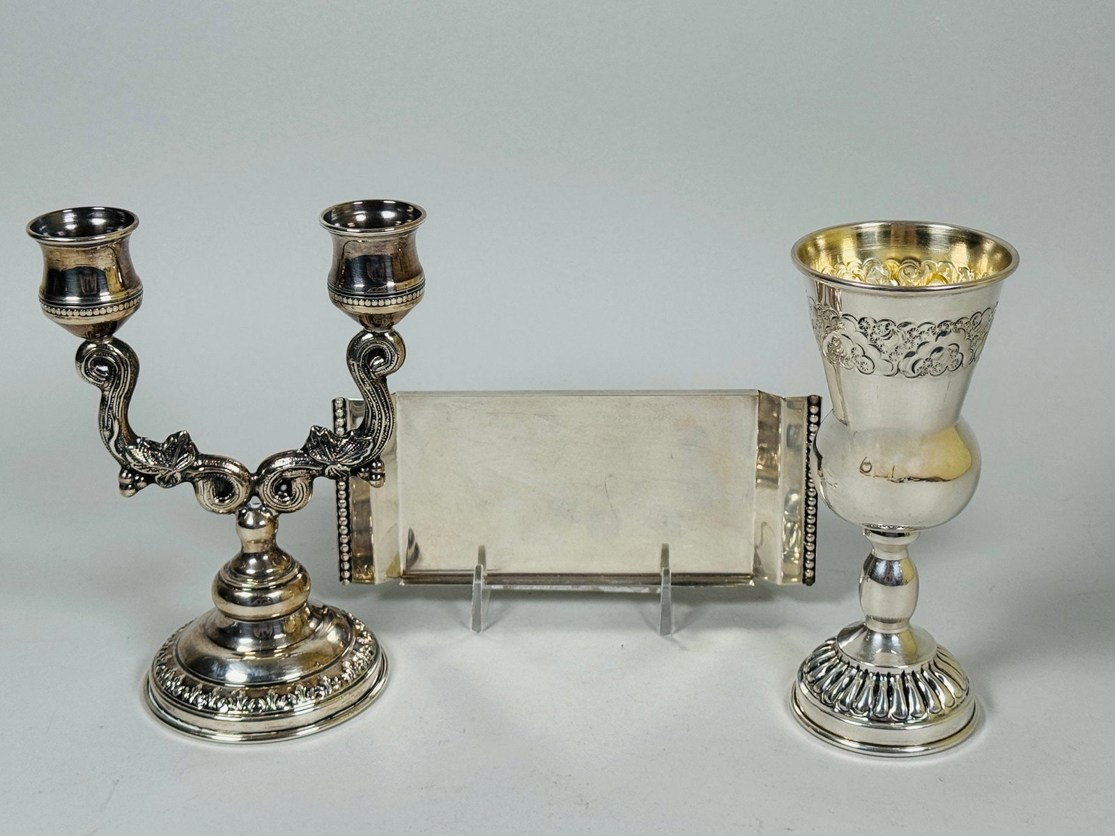 Israeli Sterling Silver Tableware (3) (1 of 9)