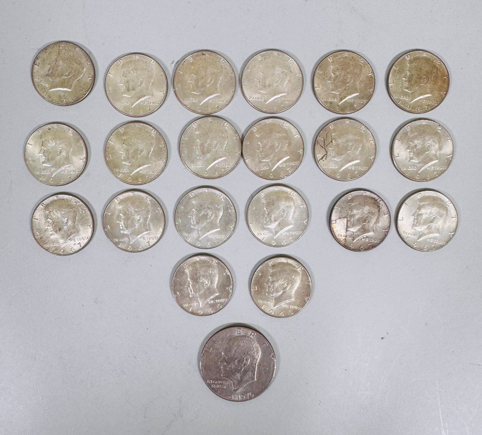 Silver Dollar And Half Dollar (1 of 7)