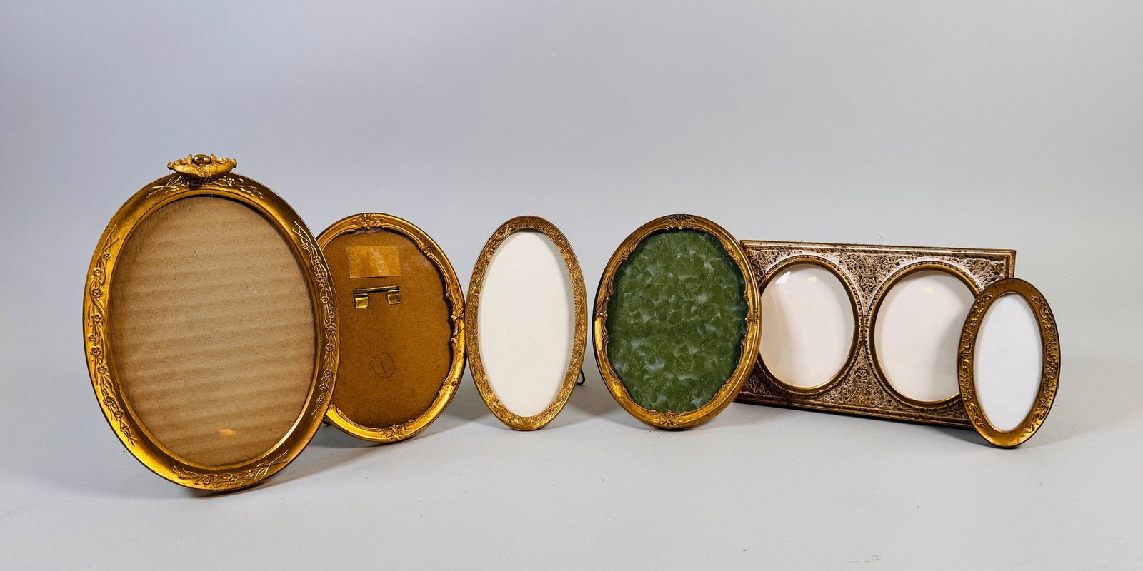 Collection Of Antique Gilt And Gold Tone Metal Picture Frames (6) (1 of 8)