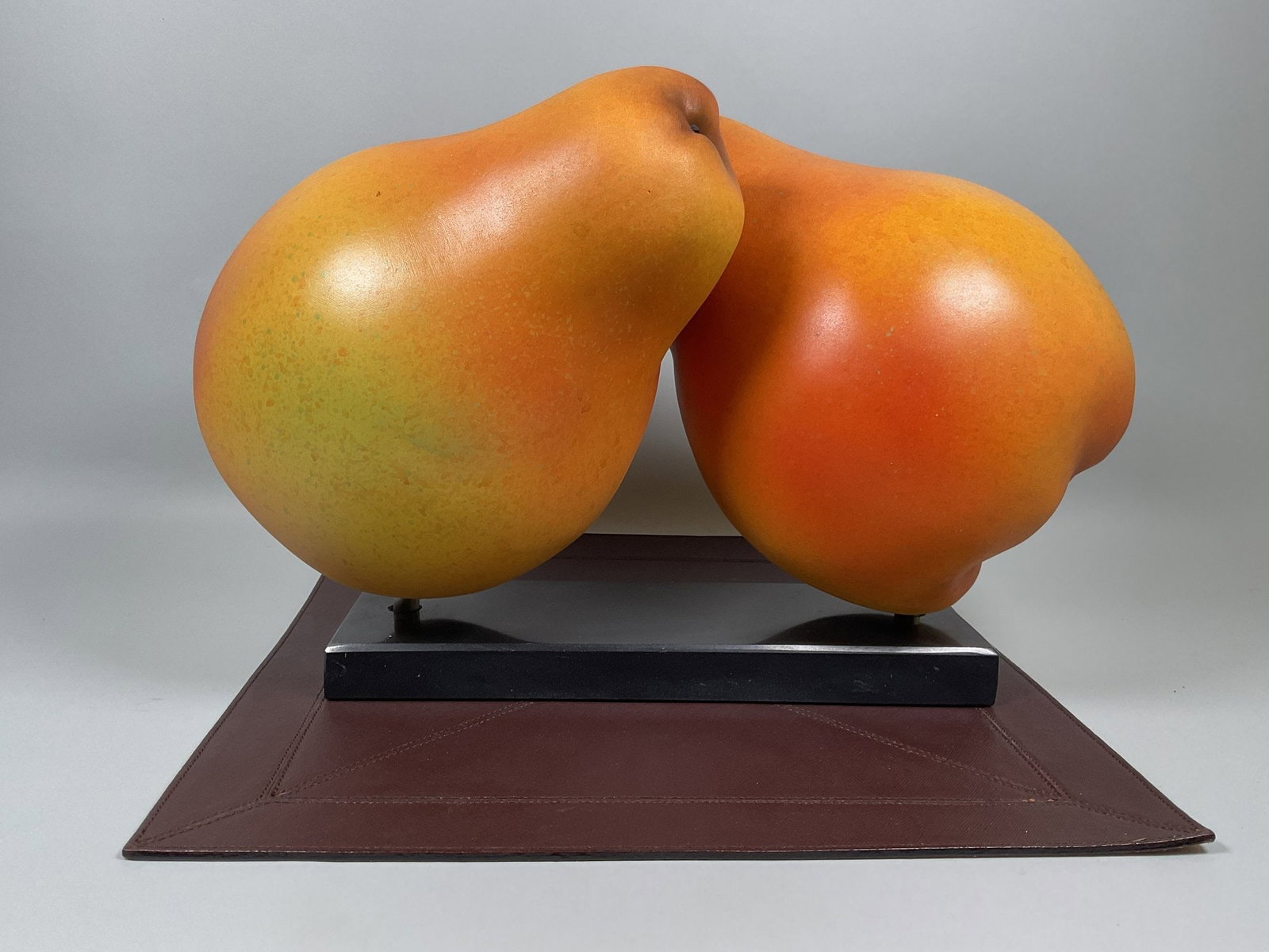 Marc Sijan, (American, 20th Century) D'Anjou Pear, Glazed Ceramic Sculpture (1 of 3)