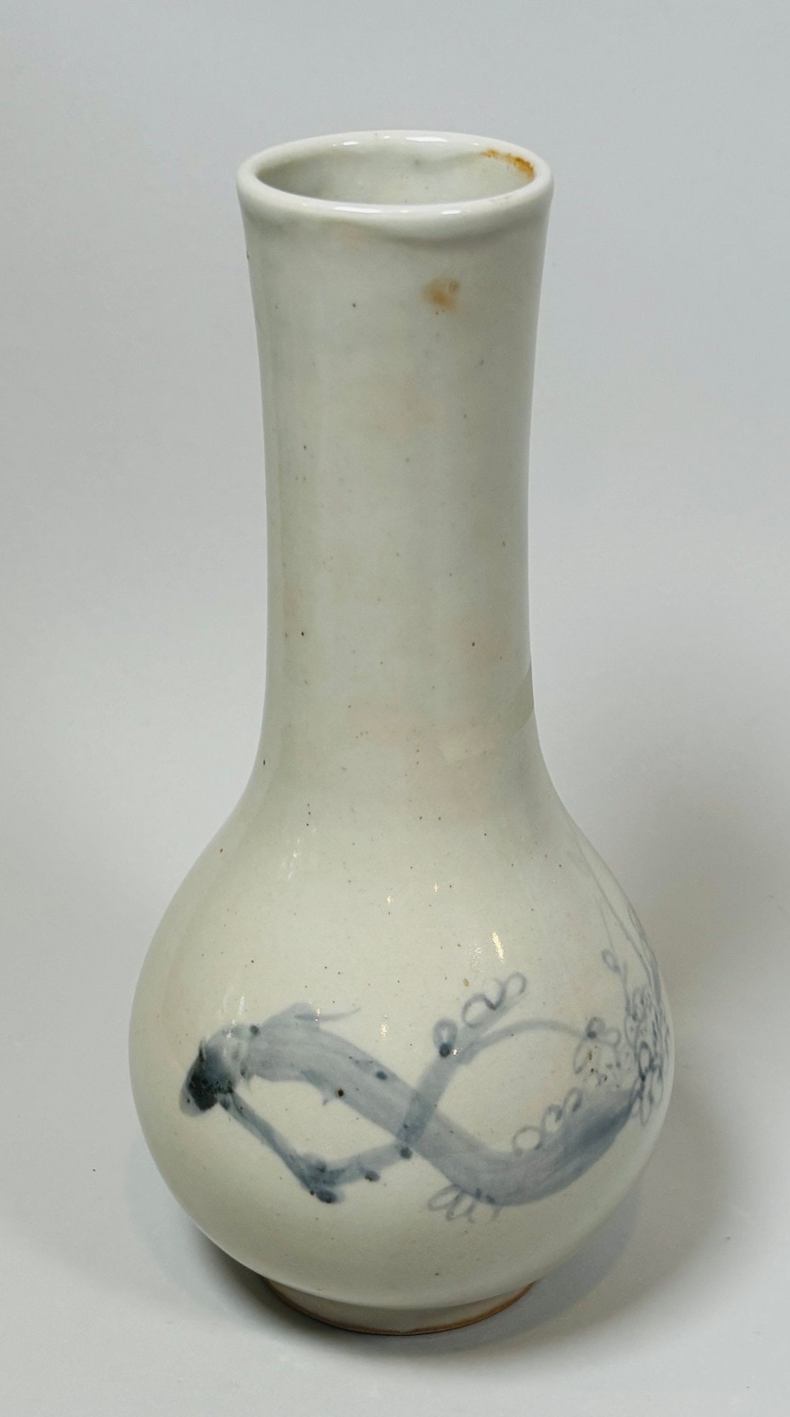 Korean Blue And White Bottle Vase, Possibly Choson (1 of 4)