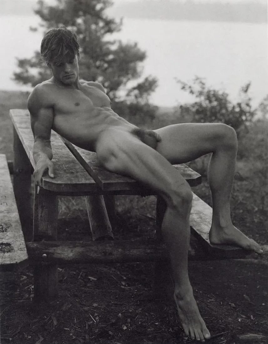 BRUCE WEBER - Paul at Pete's Rock Campground, 1988: Paul at Pete's Rock Campground, Adirondack Park, 1988Sheet Fed Gravure, 1990, USA7.3x9.35" inches