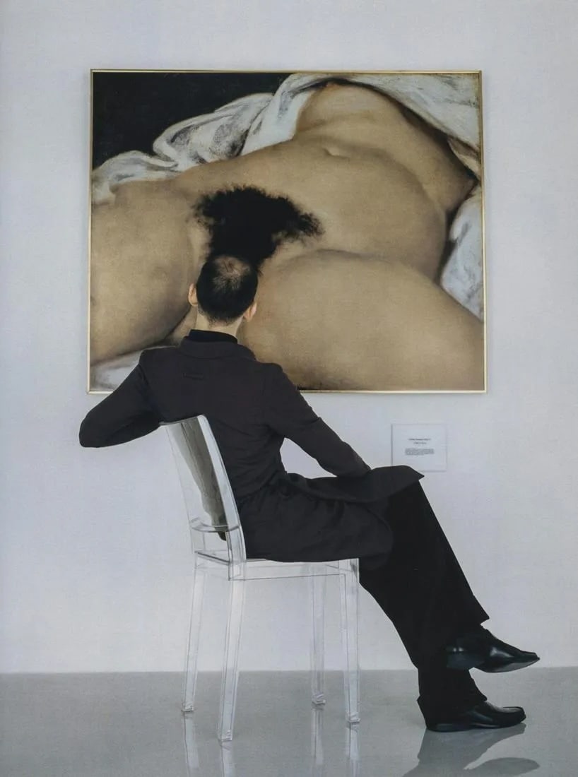 JEAN-BAPTISTE MONDINO - Staring At Origin Of World: Staring At Origin of World, 2000'sPhoto-litho, 2000'sDimensions: 7.8 x 10.5 inchesWork is mounted