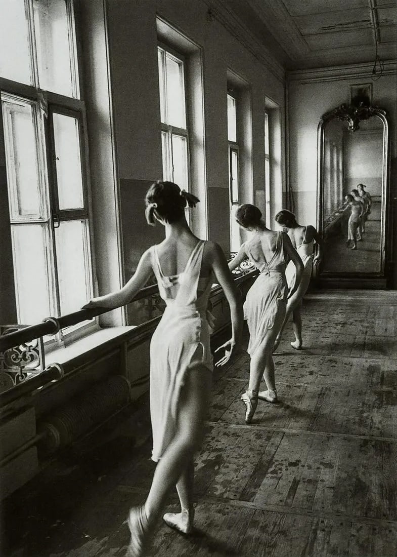 Cornell Capa - Bolshoi Ballet School, Moscow, 1958: Bolshoi Ballet School, Moscow, 1958Photo-Litho, c. 1990'sDimensions: 5.2 x 7.25 inchesWork is mounted