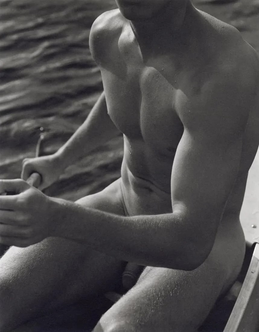 BRUCE WEBER - Jason and His Canoe Bog, Pond, 1989: Bruce WeberJason and His Canoe Bog, Pond, Adirondack Park, 1989Sheet Fed Gravure, 1990, USADimensions: 7.3x9.35