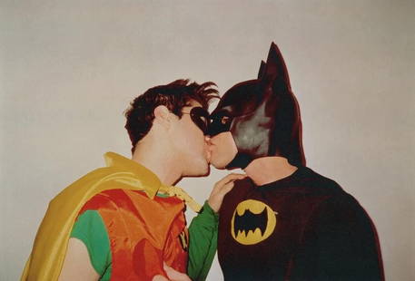 Terry Richardson - Batman and Robin, 1998: Batman and Robin, 1998Photo-litho, c. 2000'sDimensions: 9.3 x 6.3 inchesWork is mounted
