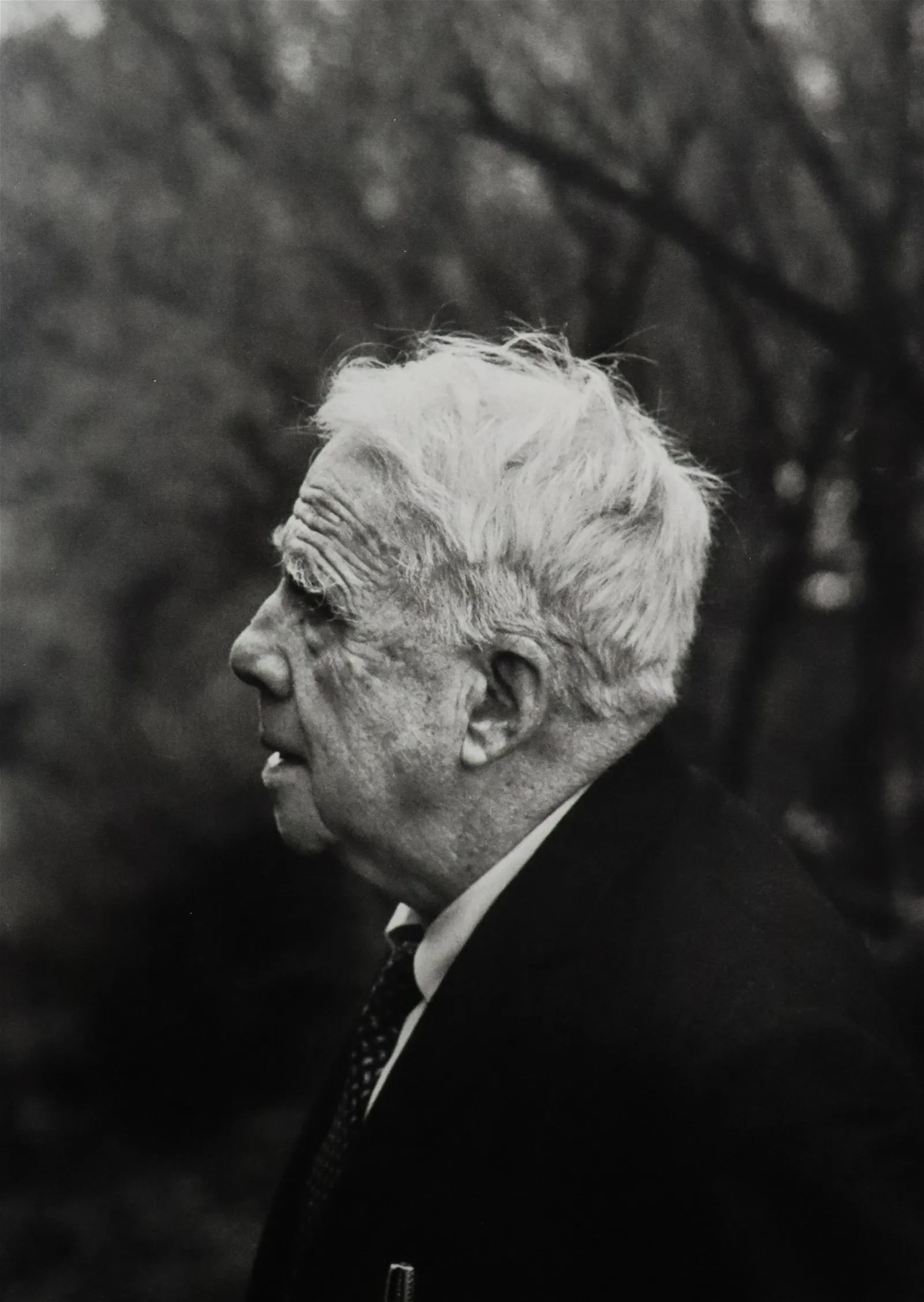 Gordon Parks - Robert Frost, Derry: Robert Frost, DerryPhoto-litho, printed later 20th c.Dimensions: 6.75 x 7 inchesWork is mounted