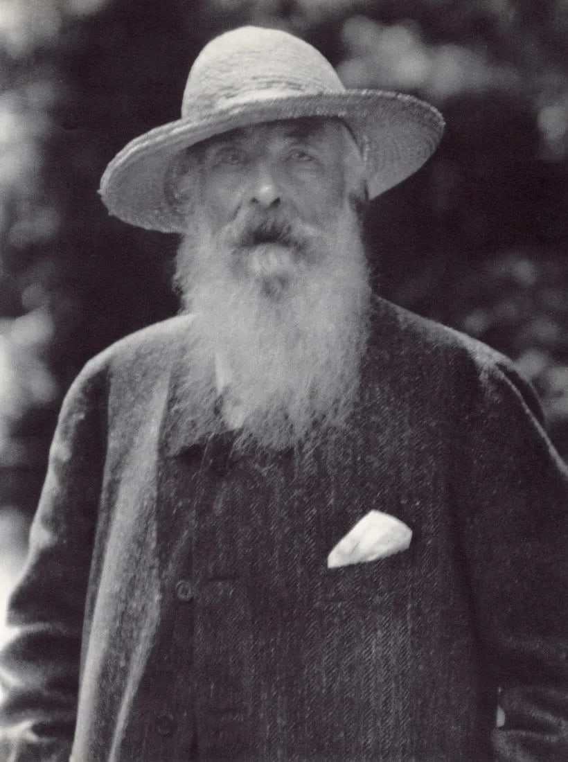 NICKOLAS MURAY - Claude Monet: Claude Monet Photo-litho, later 20th c.Dimensions: 9.4 x 12.7 inchesWork is mounted