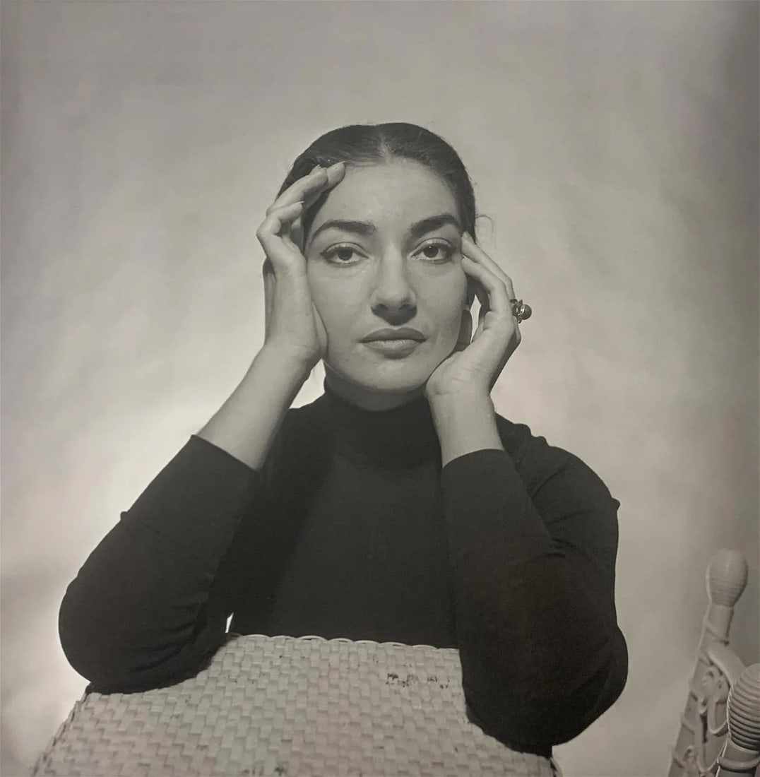 Cecil Beaton - Maria Callas: Maria Callas, Ambassador Hotel, NYPhoto-litho, printed c. 20th c.Dimensions: 10 3/8 x 10 1/4 inchesWork is mounted