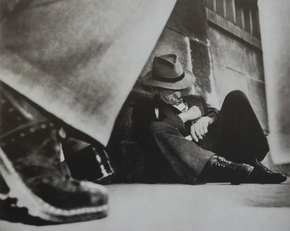 RENE GROEBLI - Limmatquai Street, Zurich, 1945: Photo-litho, c. 2000'sDimensions: 10.75 x 8.5 inchesWork is mounted