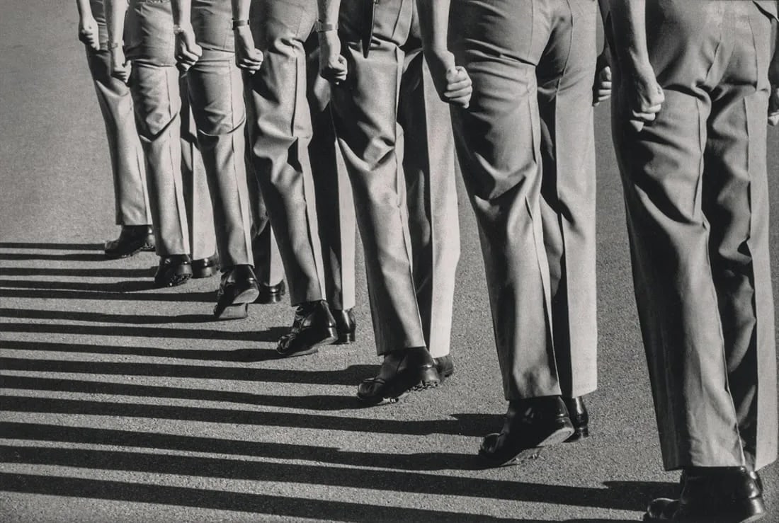 JOHN LOENGARD - Cadet Officers, Canberra, Australia: Officers, Canberra, AustraliaPhoto-litho, c. 1980'sDimensions: 8.5 x 5.7 inchesWork is mounted