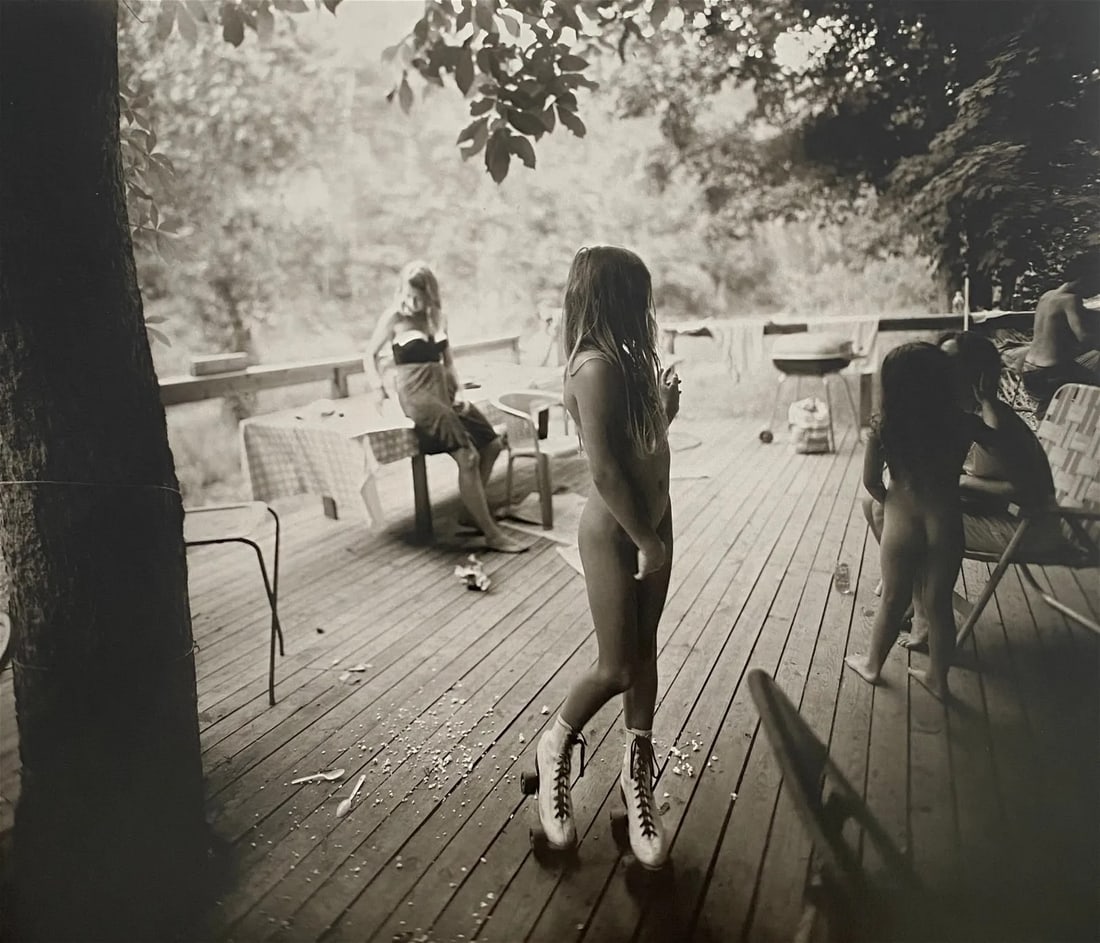 Sally Mann - White Skates, 1990: White Skates, 1990Photo-lithoDimensions: 8 x 9.75 inchesWork is mounted