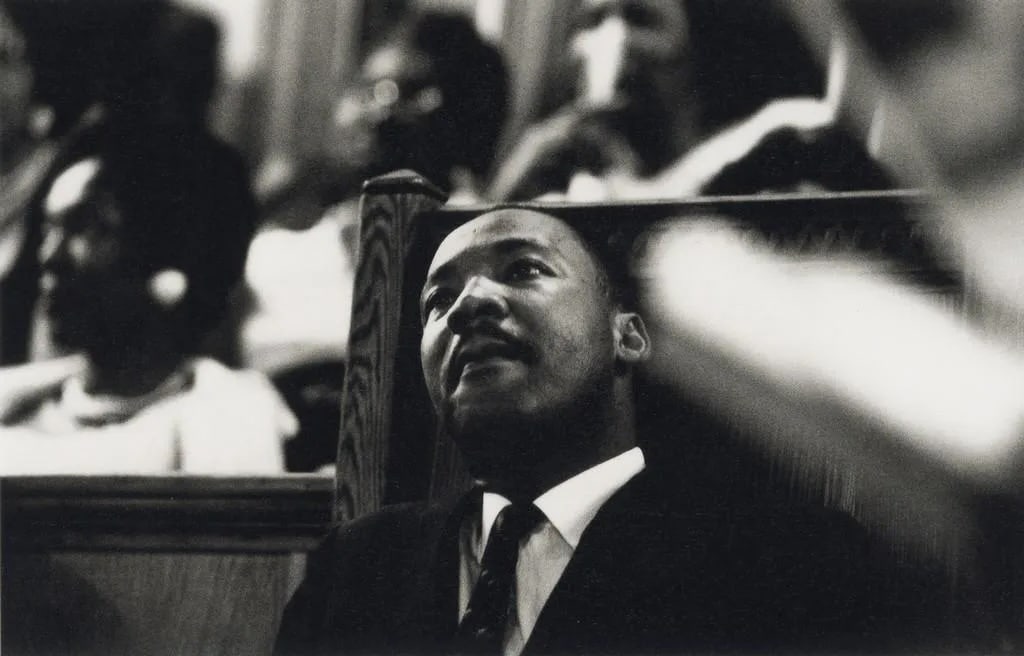 Steve Schapiro - Martin Luther King, Mississippi, 1965: Martin Luther King, Mississippi, 1965Photo-litho, late 20th c.Dimensions: 6.9 x 4.4 inchesWork is mounted