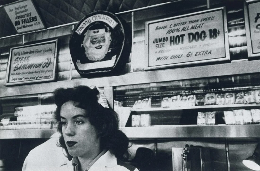 Robert Frank - Ranch Market, Hollywood, 1956: Ranch Market, Hollywood, 1956Photo-litho, late 20th c.Dimensions: 8.8 x 5.8 inchesWork is mounted