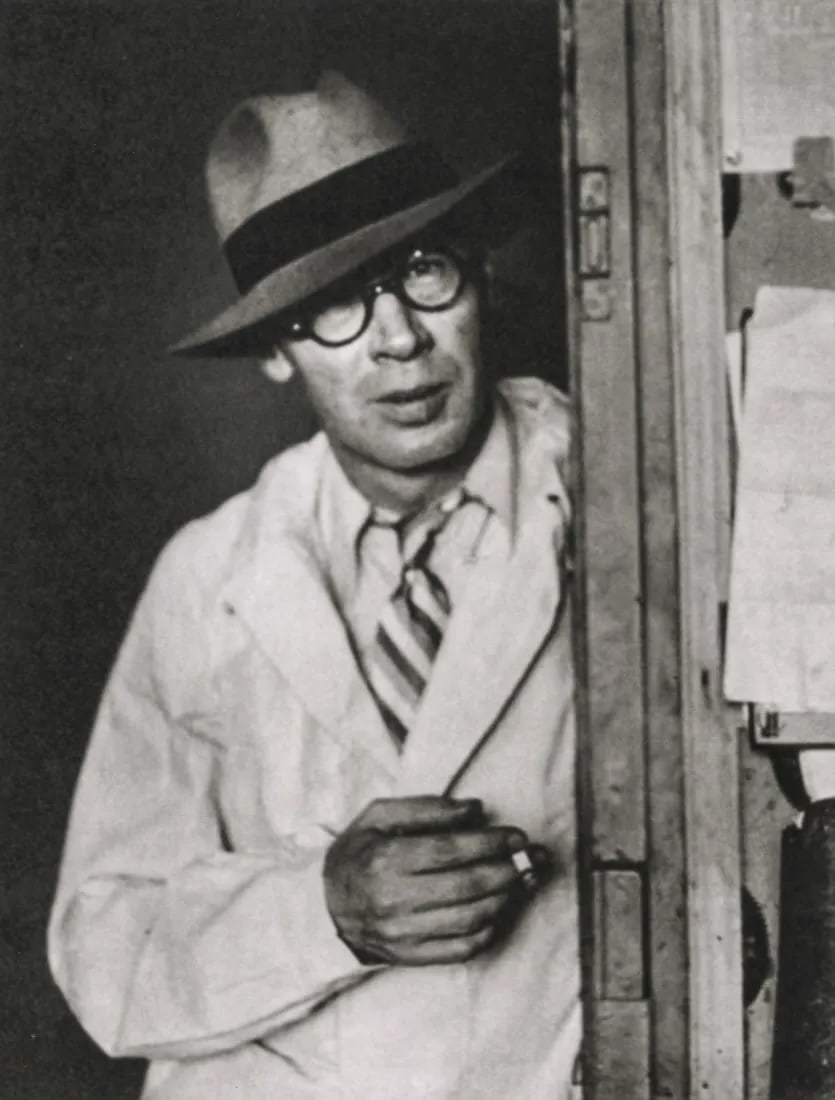 BRASSAI - Henry Miller, Paris, 1931: Henry Miller, Paris 1931Photo-litho, later 20th c.Dimensions: 6.9 x 9 inchesWork is mounted