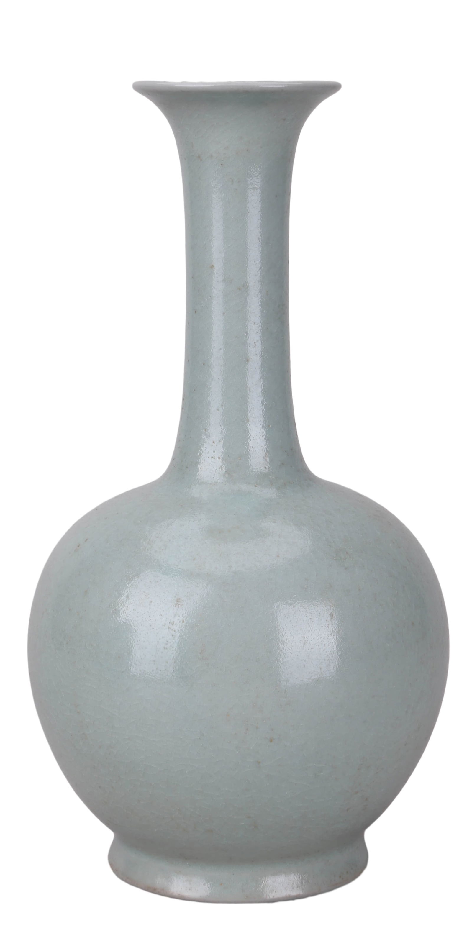 A RU-TYPE GLAZED BOTTLE VASE (1 of 2)