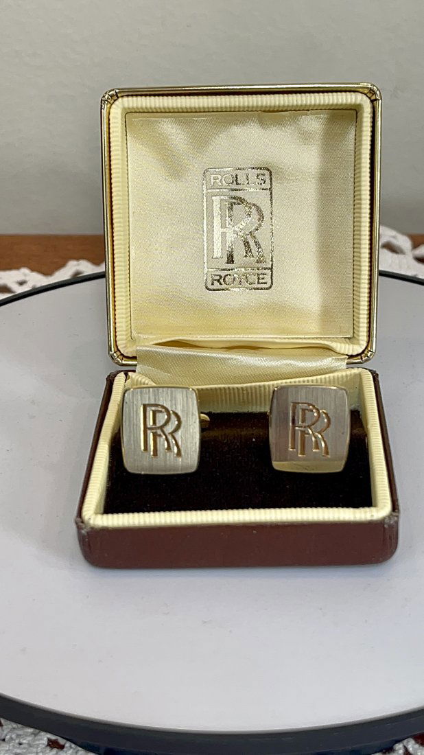 Vintage ROLLS ROYCE Cufflinks | men’s Cufflinks (1 of 9)