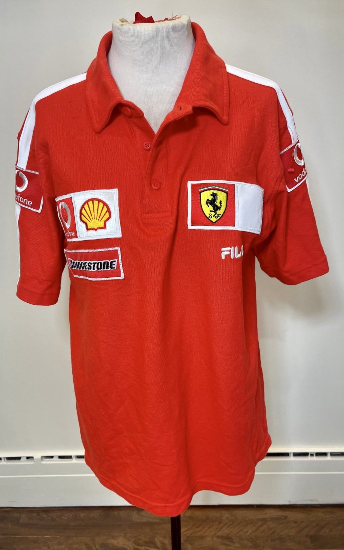 Vintage fila X Ferrari Polo Team Shirt | Ferrari Polo Shirt | Formula one Polo | Formula 1 shirt (1 of 6)