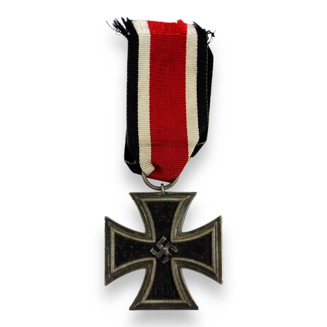 German WW2 Iron Cross 2nd Class Numbered "27" for Anton SchWien with Ribbon (1 of 12)
