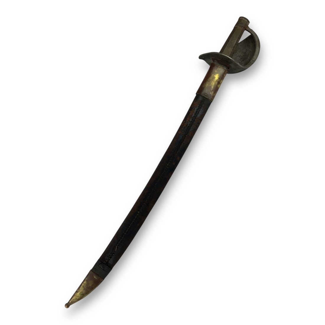 French Model 1833 Naval Boarding Cutlass - Dated 1841, Chatellerault Manufacture with Anchor Stamps: This is a superb original French Model 1833 Naval Boarding Cutlass, produced at the famed Manufacture Royale de Châtellerault, and dated "Juillet 1841" The blade is clearly stamped with dual ancho