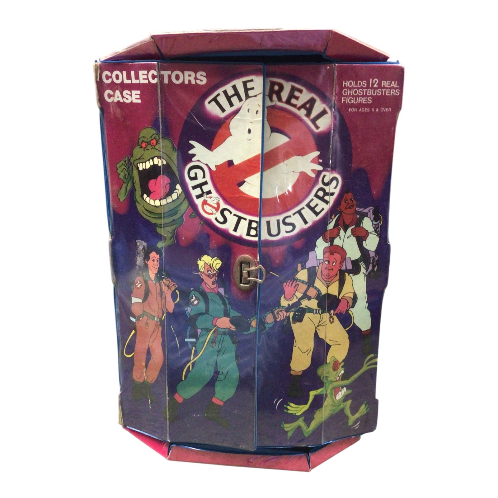Vintage Real Ghostbusters Collector's Case with 24 Figures: Step back into the supernatural excitement of the 1980s with this remarkable Real Ghostbusters action figure lot. Included is a Kenner Collector's case, originally designed to hold 12 figures, which n