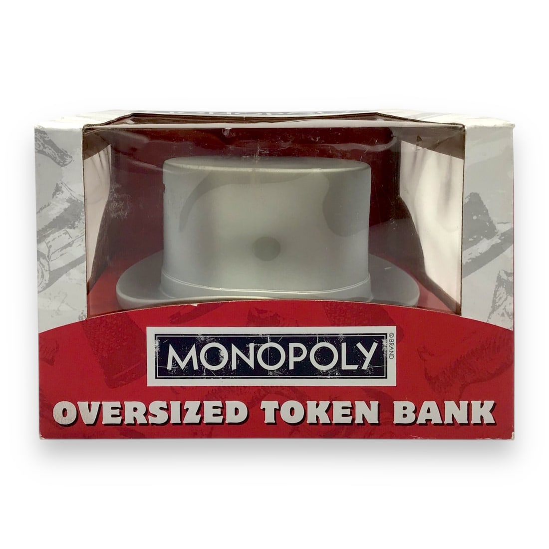 Monopoly Oversized Top Hat Token Bank - 80th Anniversary Edition: Celebrate eight decades of board game history with this collectible Monopoly Oversized Top Hat Token Bank, released in honor of the game's 80th Anniversary (1935-2015). Modeled after the iconic Top Ha