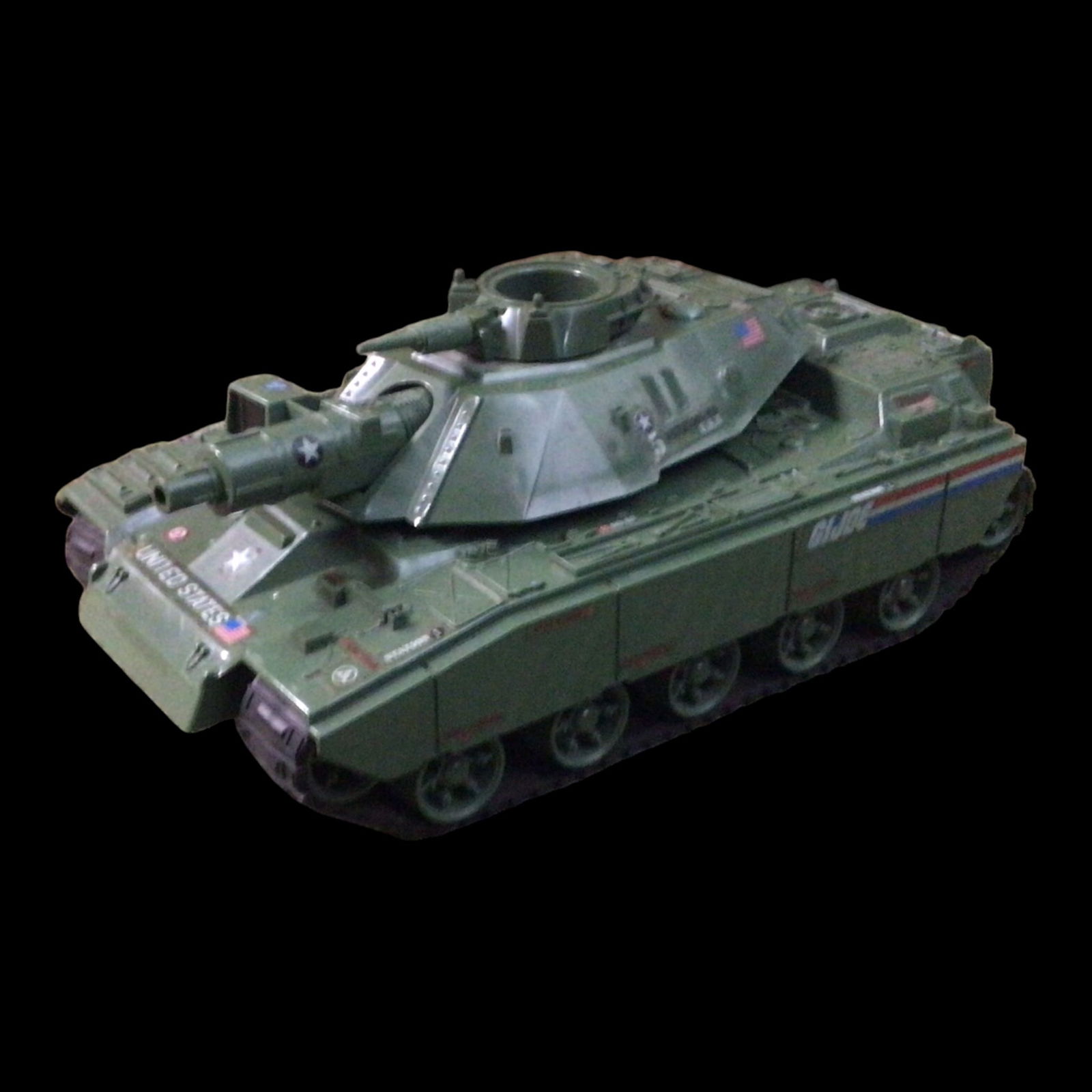 1982 G.I. Joe MOBAT (Motorized Battle Tank) by Hasbro - Untested: Relive the early days of America's favorite fighting force with this vintage 1982 G.I. Joe MOBAT (Motorized Battle Tank). Featuring rotating turrets and hatch access, the vehicle brings battlefield no