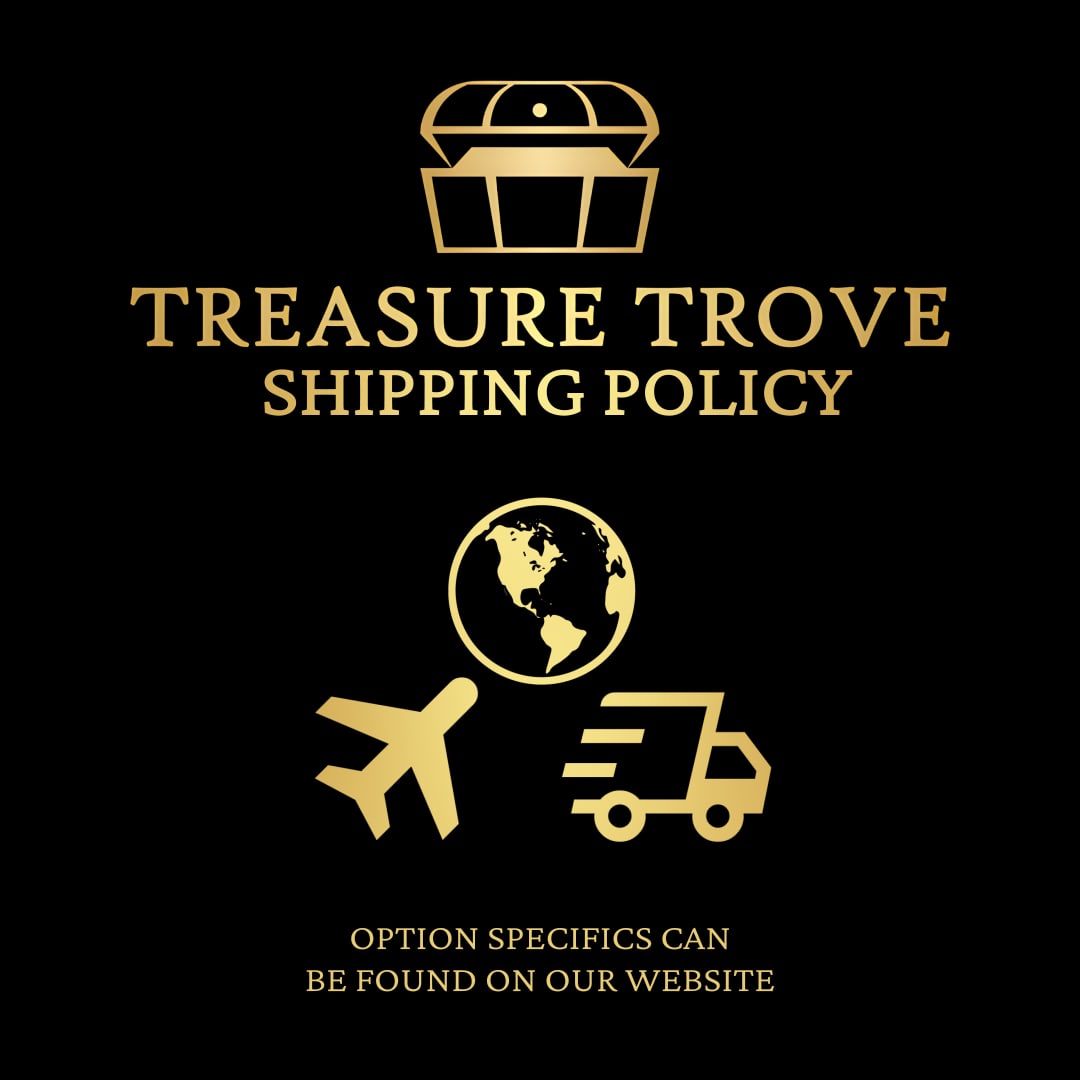 Shipping Policy: By participating in this auction, you acknowledge that shipping fees will be applied to your purchase upon winning any item. The buyer is responsible for selecting and arranging their preferred shippi