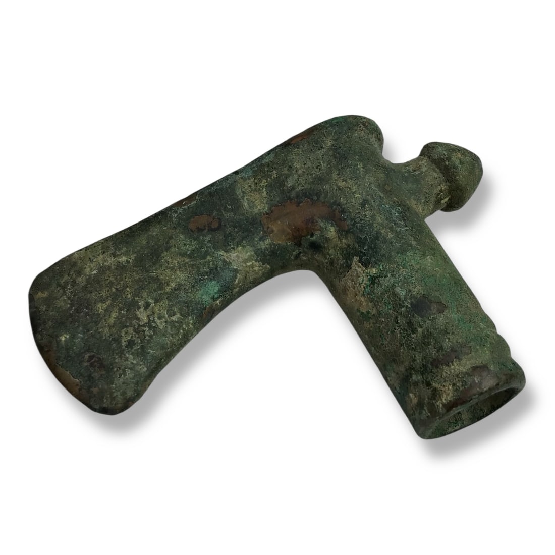 Unique Luristan-Elamite Bronze Axe Head with Rare Rear Nub - ca. 1850-1350 B.C. (1 of 8)