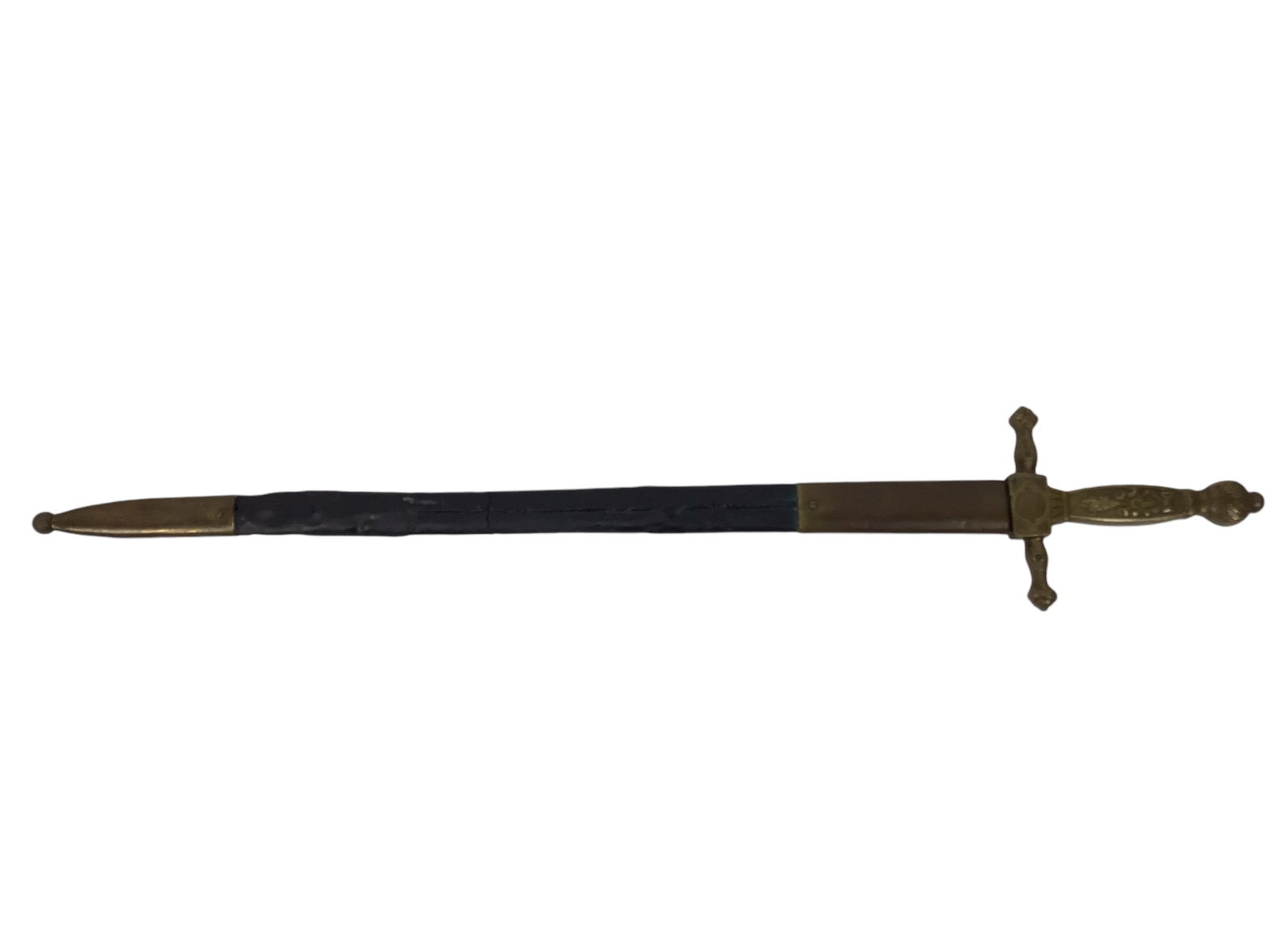 U.S. Revolutionary War Period or possibly early 19thC Short Sword with Metal and Intact Sheath (1 of 9)