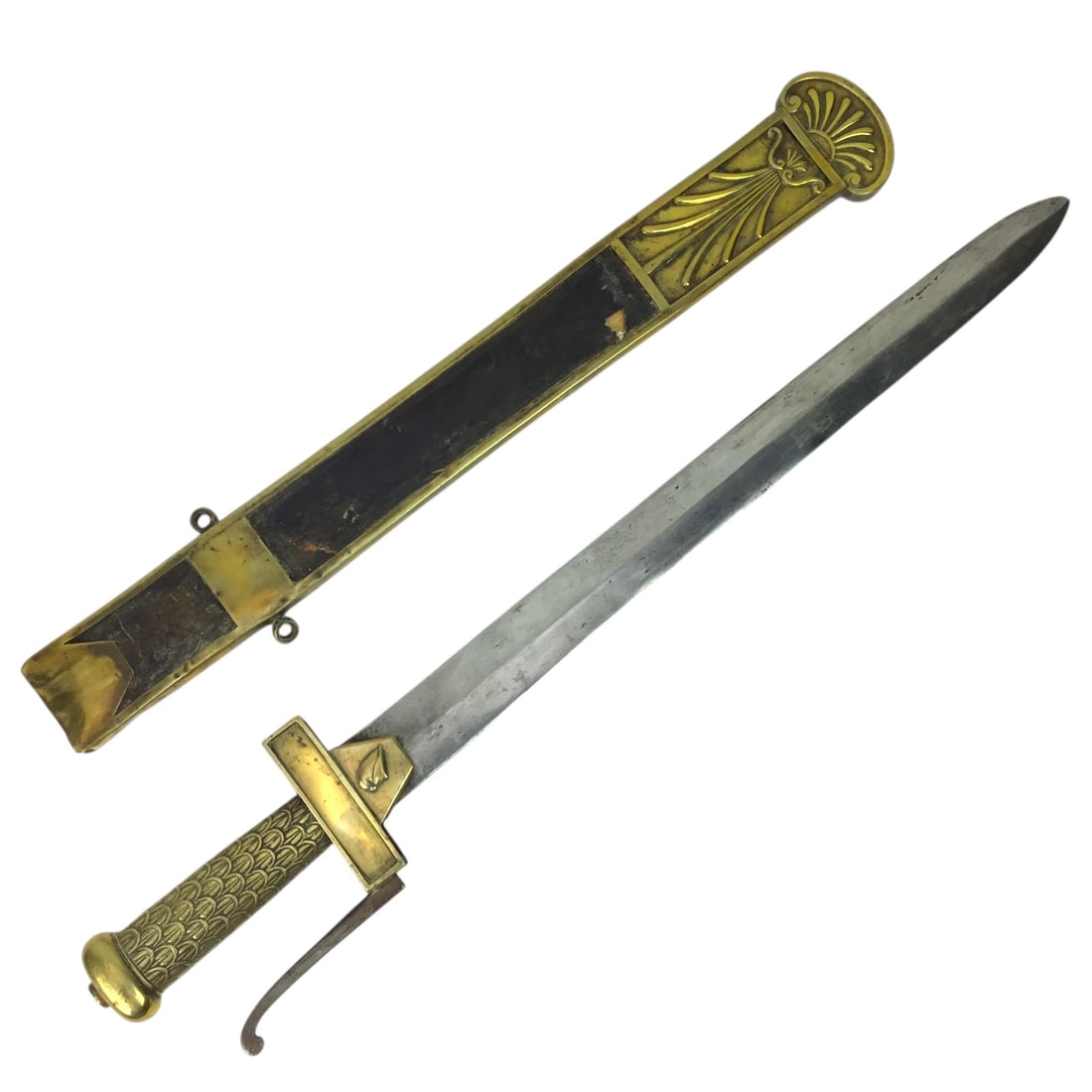 Rare French Revolutionary Ecole de Mars Short Sword or Machete 1795 (1 of 20)