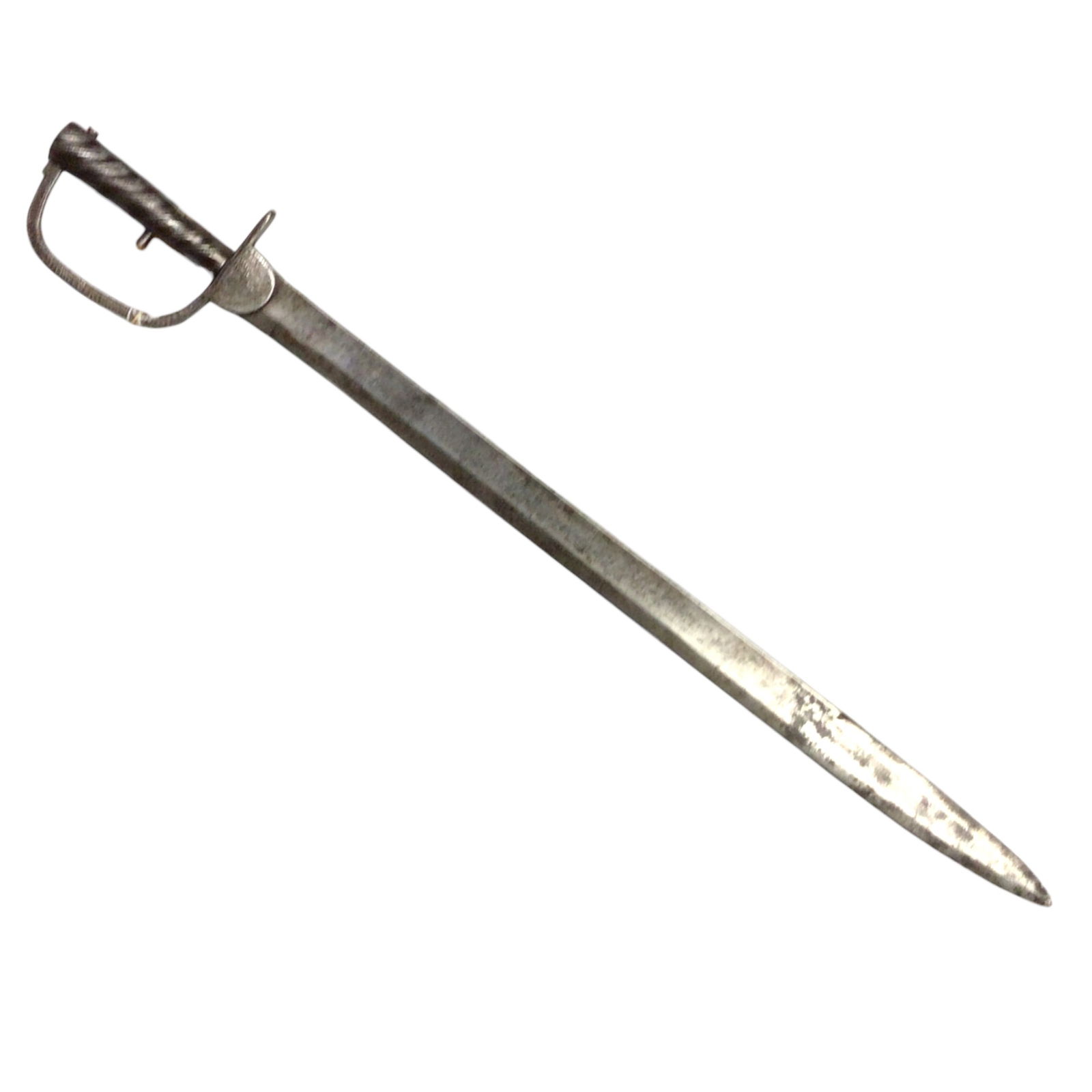 British English Navy Brunswick P-1837 Metal Hilt Sword Bayonet Mid-19thC (1 of 17)