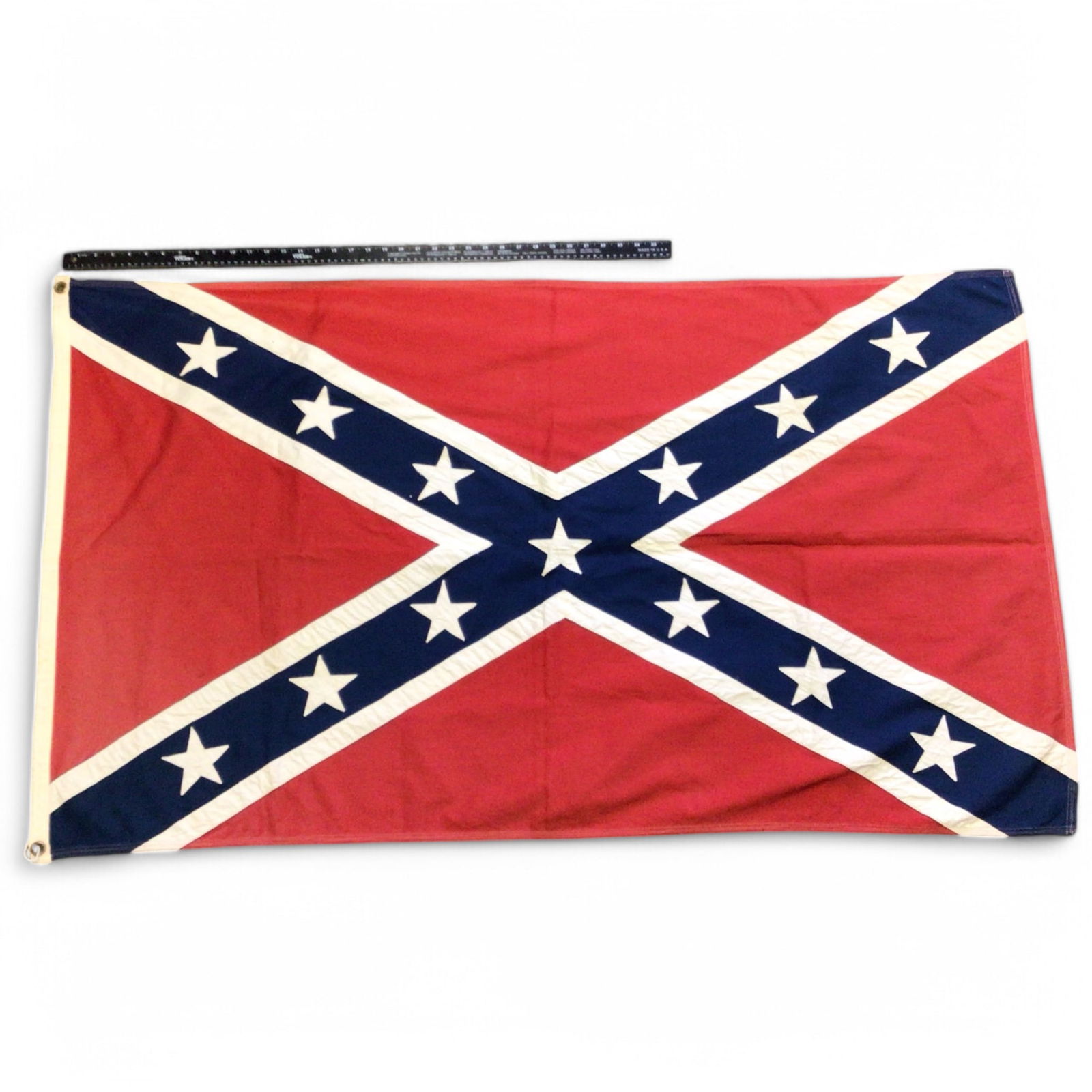 High Quality Vintage Confederate Civil War Large Flag made in the 20th Century (1 of 11)