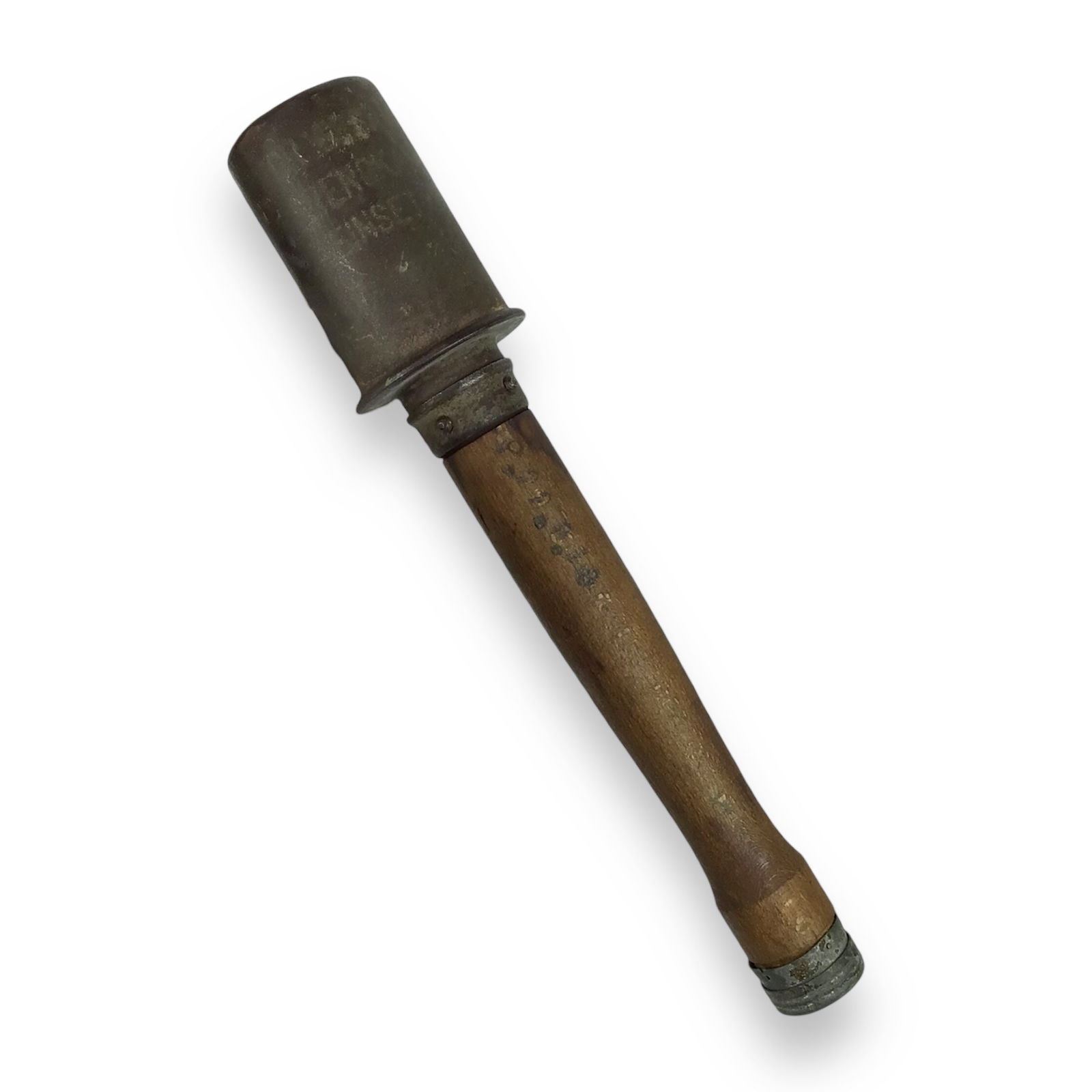 German WW1 Model 1915 Stielhandgranate "Potato Masher" Grenade w/ Intact Marking (1 of 13)