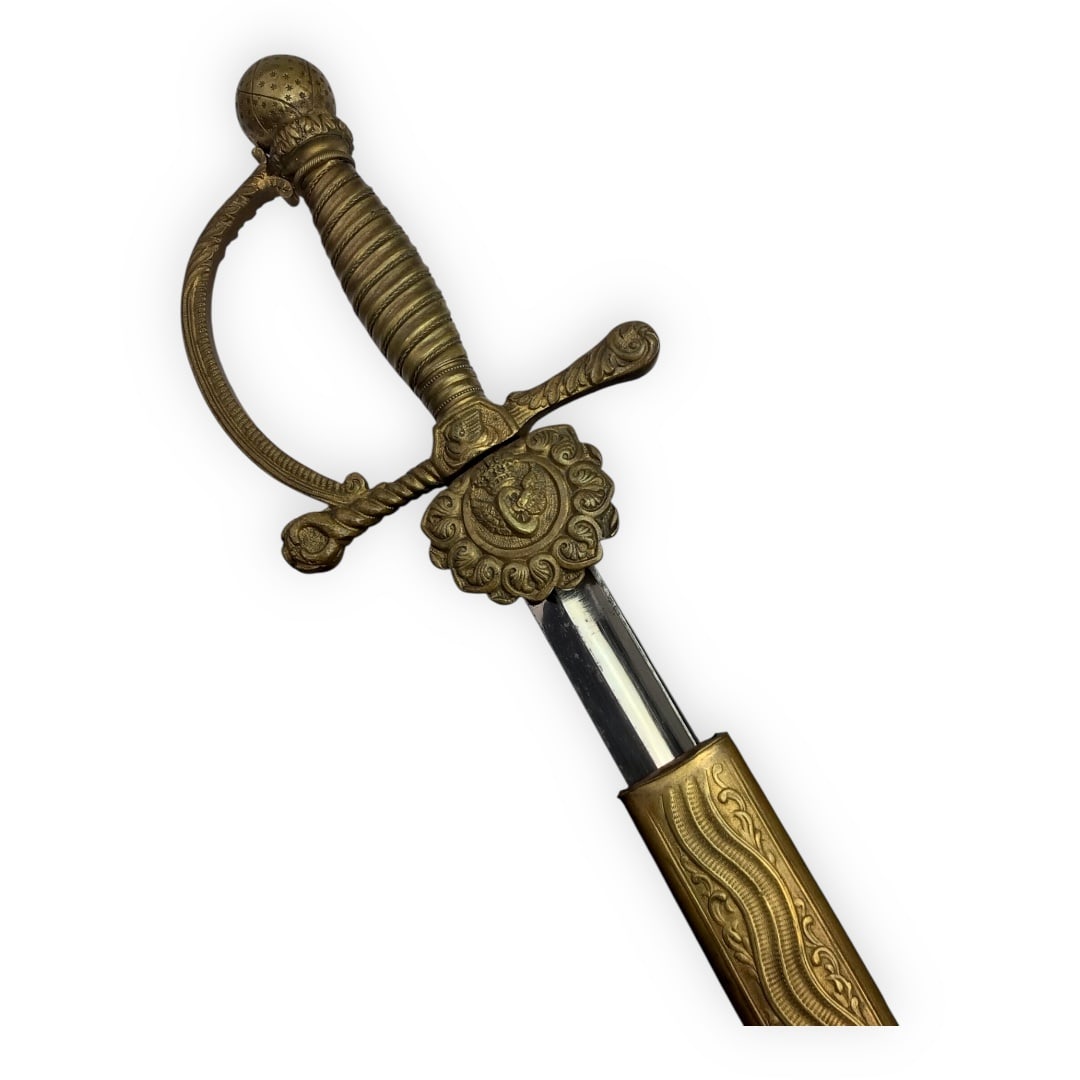 German WW1 Railway Officer Sword with Sheath (1 of 13)