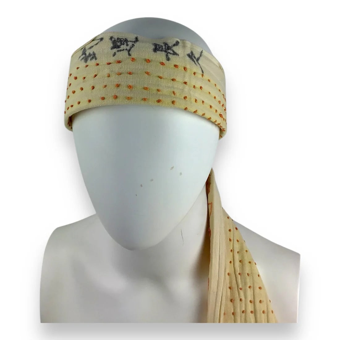 Japanese Suicide Pilot Hachimaki Headband - Authentic Kamikaze WW2 Artifact: This Japanese WWII Kamikaze Hachimaki Headband represents one of the most symbolic pieces of wartime history. Worn by