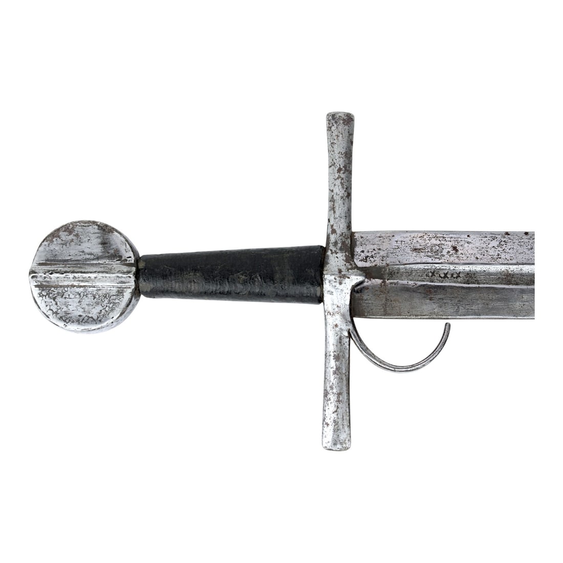 Medieval to Renaissance RARE Transitional Sword with Early Finger Ring Guard, c. 14th-16th Century (1 of 15)