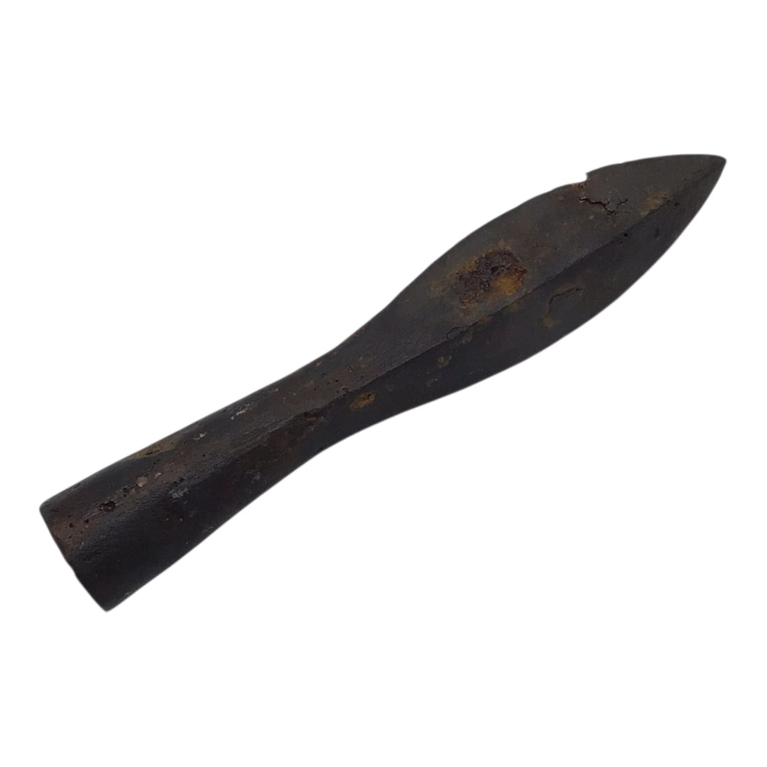 Medieval European Oak Leaf Iron Crossbow Bolt (1 of 2)