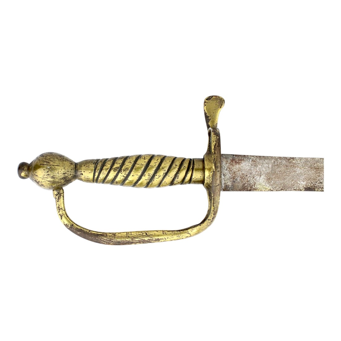 Hessian Model 1716 Hanger with Rare Original Leather Scabbard, Revolutionary War Era (1 of 8)